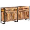 vidaXL Credenza 172x35x80 cm in Legno di Acacia con Finitura Ambra