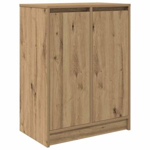 vidaXL Scarpiera Rovere Artigianale 57x34x76 cm in Legno Multistrato
