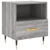 vidaXL Comodini 2 pz Grigio Sonoma 40x35x47,5 cm in Legno Multistrato