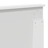 vidaXL Testiera Bianco 180 cm Legno multistrato