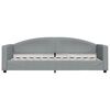 vidaXL Letto da Giorno Grigio Chiaro 80x200 cm in Tessuto