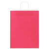 vidaXL Sacchetti di Carta 250 pz con Manici Rosa 32x12x42 cm