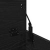 vidaXL Scatola di Stoccaggio Rovere Nero 30 x 35 x 35 cm