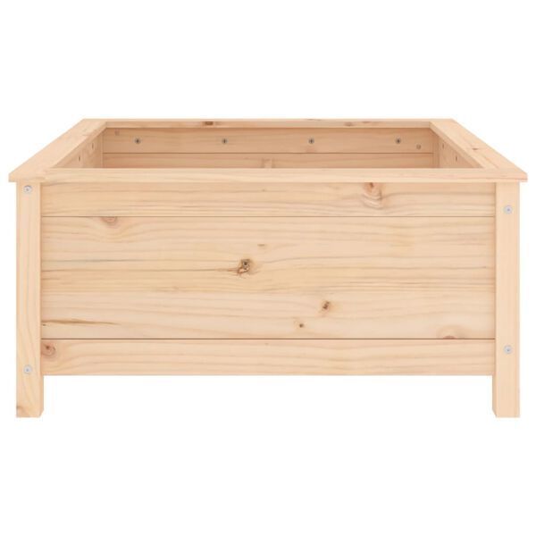 vidaXL Fioriera da Giardino 82,5x82,5x39 cm in Legno Massello di Pino