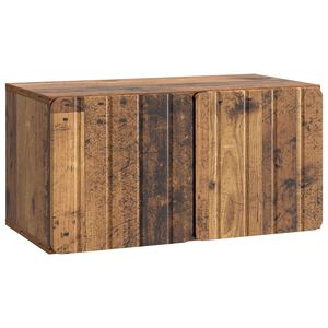 vidaXL Mobile Porta TV da Muro Legno antico 59,5 x 31 x 30 cm