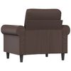 vidaXL Poltrona Marrone 60 cm in Similpelle
