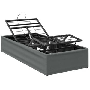 vidaXL Telaio Letto Elettrico Regolabile Grigio Scuro