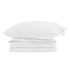vidaXL Duvet 2-in-1 con cuscino 2 pcs Bianco Piuma d'anatra