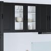 vidaXL Mobile da cucina Nero 80 x 31 x 80 cm Legno multistrato