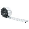 vidaxl Bordura per Prato 5 m x 20 cm Acciaio zincato Argento