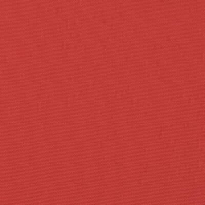 vidaXL Cuscino per Panca Rosso 110x50x7 cm in Tessuto Oxford