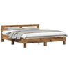 vidaXL Struttura del letto Legno vecchio 203 x 185 x 70 cm