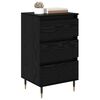 vidaXL Credenza Rovere nero 35 x 40 x 70 cm Legno multistrato