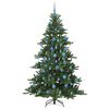 vidaXL Albero di Natale Artificiale con Rami Pieghevoli 180 cm PVC