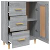 vidaXL Credenza Grigio Sonoma 69,5x34x90 cm in Legno Multistrato