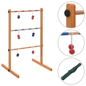 vidaXL Golf Spin Ladder in Legno