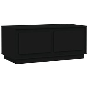vidaXL Tavolino da Salotto Nero 102x50x44 cm in Legno Multistrato