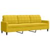 vidaXL Set di Divani 4 pz con Cuscini giallo in Velluto