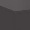 vidaXL Focolare Nero 100 x 100 x 30 cm Acciaio laminato a freddo