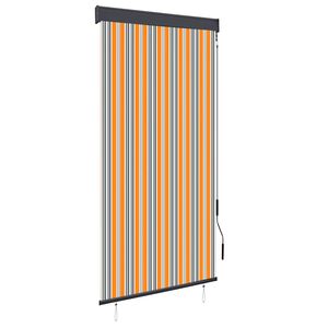 vidaXL Tenda a Rullo per Esterni 100x250 cm Giallo e Blu
