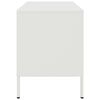 vidaXL Mobili TV 2pz Bianchi 68x39x50,5 cm in Acciaio