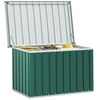 vidaXL Baule da giardino verde 109x67x65 cm