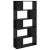 vidaXL Set mobile TV 80 x 24 x 156 cm Nero Legno ingegnerizzato