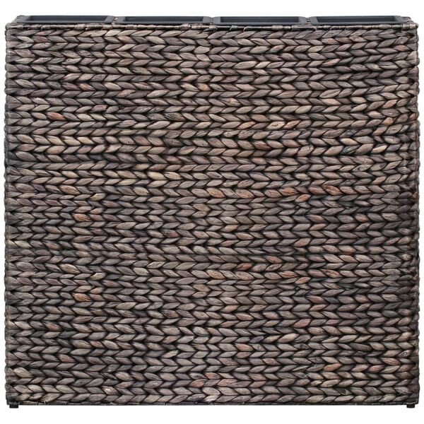 vidaXL Letti Rialzati da Giardino con 4 Vasi in Giacinto Marrone