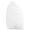 vidaXL Cuscino per Schiena Bianco 45 x 20 x 35 cm Tessuto