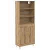 vidaXL Credenza Rovere artigianale 69,5 x 34 x 180 cm