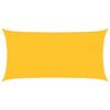 vidaXL Vela Parasole 160 g/m&sup2; Gialla 2,5x4,5 m in HDPE