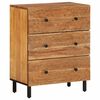 vidaXL Credenza 60x33x75 cm in Legno Massello di Acacia