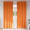 vidaXL Tende Blackout con Anelli 2 pcs Arancione Vivo 245 x 140 cm