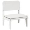 vidaXL Sedia da Giardino Bianca 60x52,5x72cm in Legno Massello di Pino