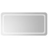 vidaXL Specchio da bagno LED Trasparente 100 x 50 cm vetro temperato