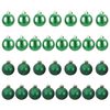 vidaXL Set di Palline di Natale 30 pz Verde 6 cm Polistirolo