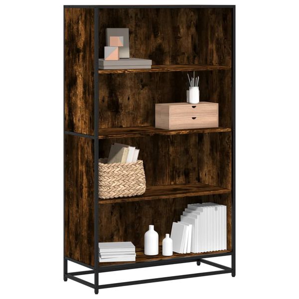 vidaXL Libreria Rovere Fumo 80,5x35x139 cm in Truciolato