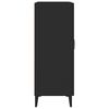 vidaXL Credenza Nera 69,5x34x90 cm in Legno Multistrato