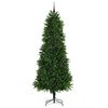 vidaXL Albero di Natale con 300 LED con supporto Verde 240 cm PE