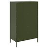 vidaXL Credenza Verde Oliva 68x39x113 cm in Acciaio