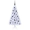 vidaXL Albero di Natale artificiale Bianco 150 cm PVC e Acciaio