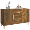 vidaXL Credenza Rovere Fumo 100x36x60 cm in Legno Multistrato