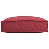 vidaXL Cuscino Rosso Vino 50 x 50 x 12 cm Tessuto Oxford