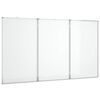 vidaXL Lavagna Magnetica Pieghevole 180x100x1,7 cm in Alluminio