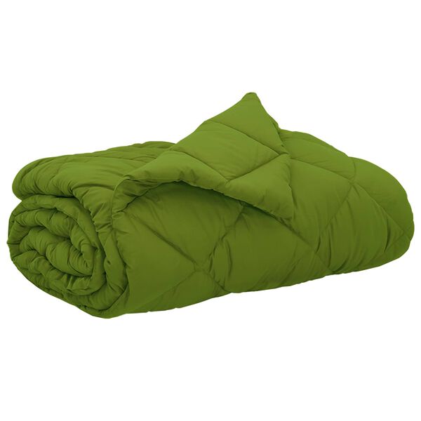 vidaXL Duvet Estivo Verde 240 x 260 cm Microfibra
