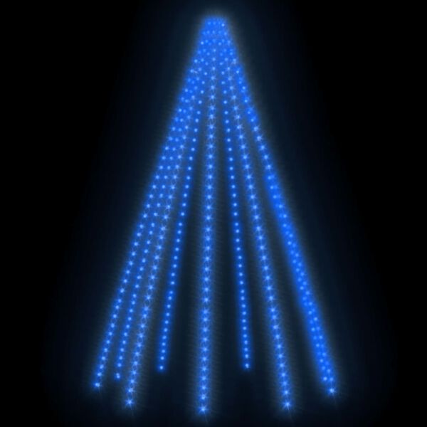 vidaXL Rete di Luce per Albero di Natale 400 LED Blu 400 cm