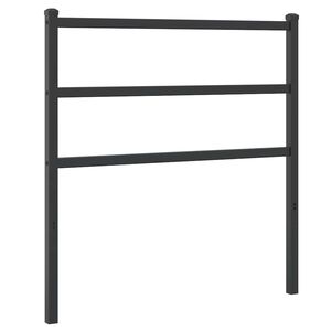 vidaXL Testiera di Ricambio in Metallo Nero 90 cm