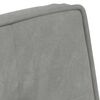 vidaXL Sedia Relax 64x74x84 cm Grigio Chiaro in Velluto