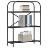 vidaXL Libreria Rovere Nero 80 x 30 x 109 cm Legno multistrato