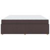 vidaXL Struttura del letto Marrone Scuro 200 x 200 cm Tessuto